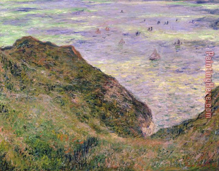 Claude Monet On The Cliff At Pourville